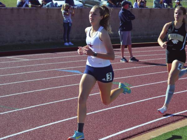 Lady Texans win home track meet