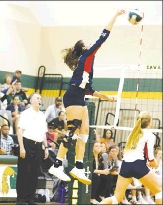Volleyball on top of district standings